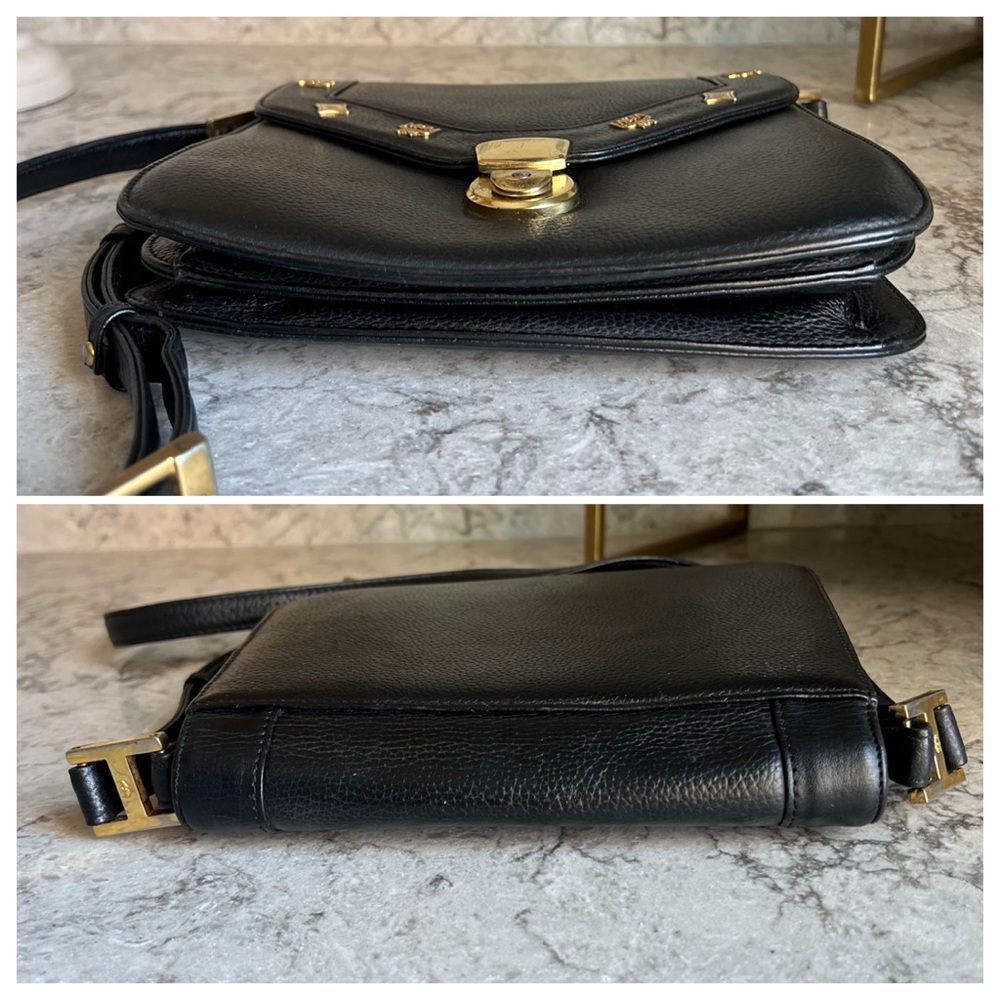 Vintage MCM Crossbody - Black Leather - Picture 6 of 16